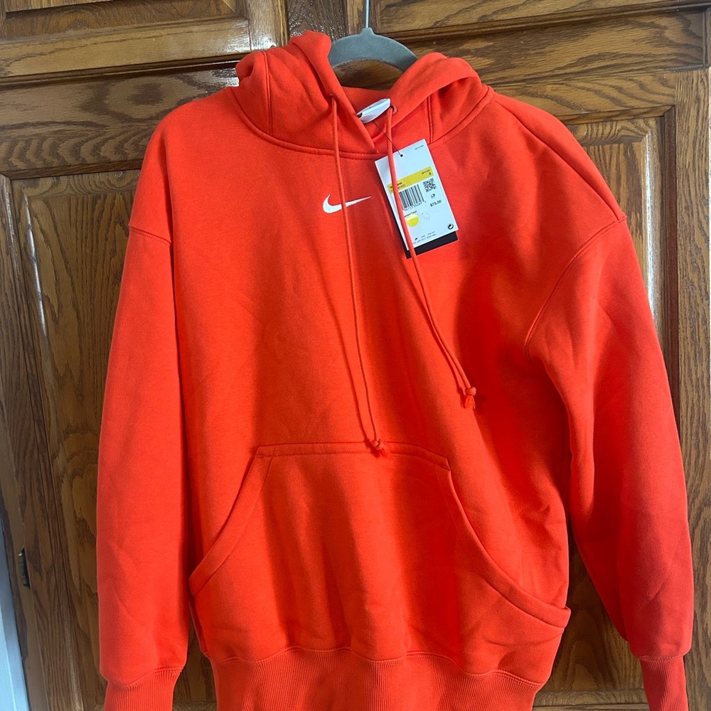 Nike Red Hoodie Sweatshirt